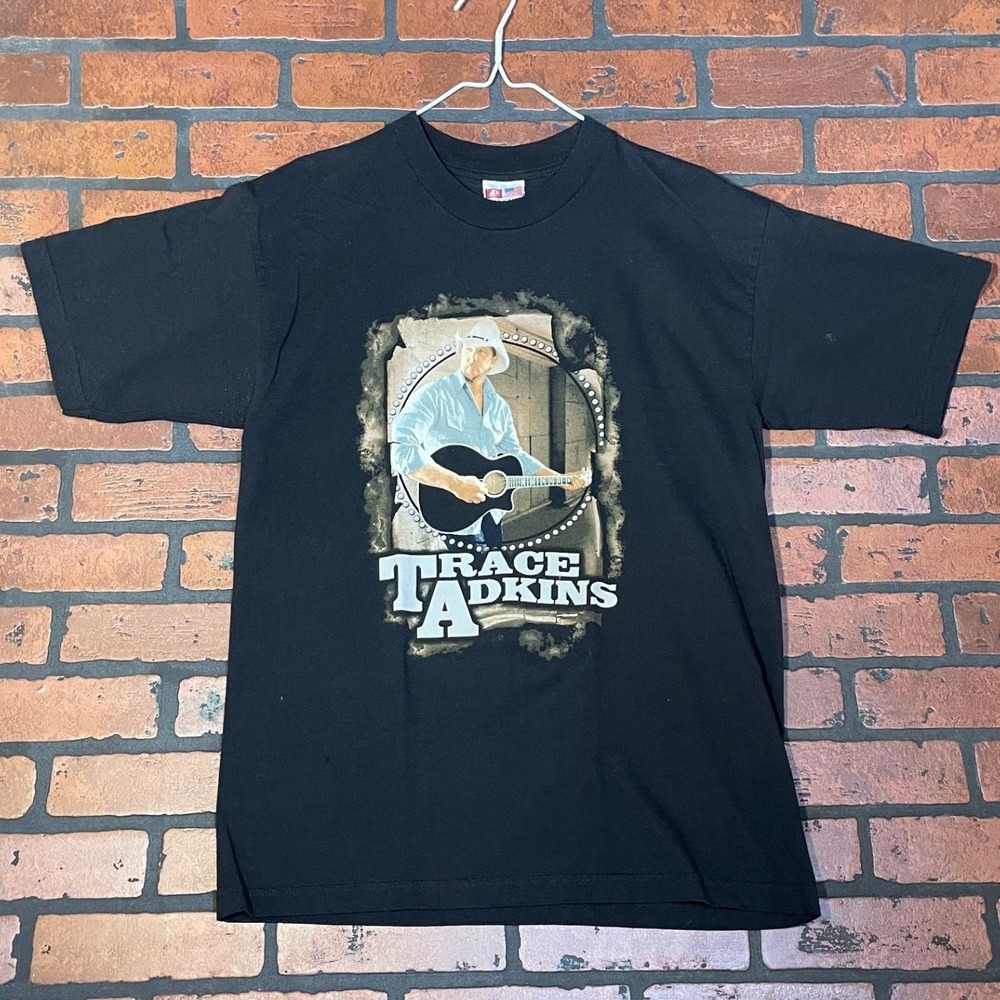 2010 Trace‎ Adkins American Ride Tour T-shirt Made in the USA - Men's L